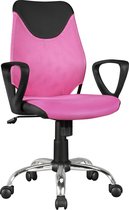 Pippa Design kinder bureaustoel - zwart / roze