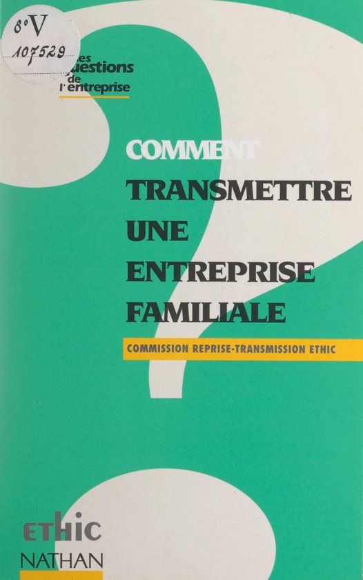 Comment transmettre une entreprise familiale - cover