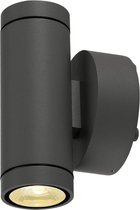 SLV HELIA buiten wandlamp (2), LED, 3000 K, IP55, up/down, antraciet, 2 x 6 W