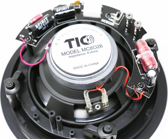 TIC MC7V26 - 6.5'' Inbouw Speakers| Magnetische Grill - 8Ω| 70V| Waterbestendig| Set van 2 Speakers — afbeelding 2