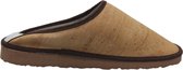 Sloffen - pantoffels - heren - kurk - antislib - instap - warme - eco - maat 40