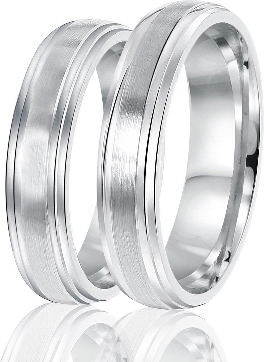 Lucardi Dames Vriendschapsring Corfu - Ring - Cadeau - Echt Zilver - Zilverkleurig
