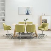 Eetkamerstoelen verstelbaar set van 6 stuks (Incl LW anti kras viltjes) - Eetkamer stoelen - Extra stoelen voor huiskamer - Bureau stoel - Dineerstoelen – Tafelstoelen