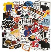 Friends stickers - pack 50 stuks - TV-serie - voor laptop, journal, agenda, telefoon, muur etc.