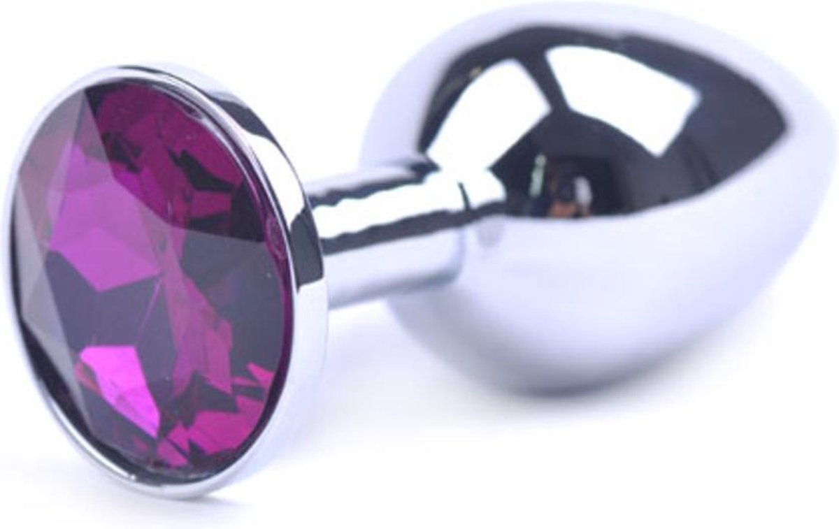 Goedkoopste ButtPlug Metallic Paars - Ideaal voor beginners - Dildo - Stimulerend voor vrouwen - Stimulerend voor mannen - Spannend voor koppels - Sex speeltjes - Sex toys - Erotiek - Bondage - Sexspelletjes voor mannen en vrouwen - Seksspeeltjes