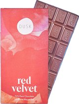 Dusk Red Velvet - Pure Chocolade 70% - Vegan - 80 gram - 4 repen