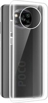 Transparant Dun TPU Hoesje Geschikt voor Xiaomi Poco X3 / X3 Pro | Back Cover | Lichtgewicht | Ultra Dun Hoesje | Flexibel | Zacht TPU | Doorzichtig