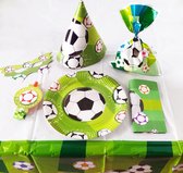 Verjaardag versiering Kinderfeestje - Pakket voor verjaardagsfeestje jongens - Thema voetbal