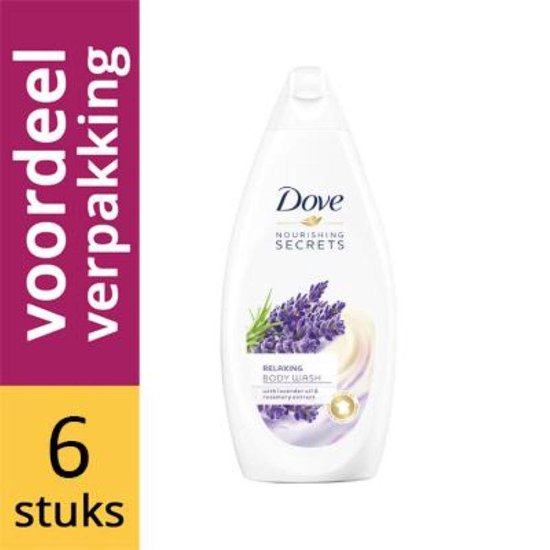 Dove Douchegel Women – Relaxing Ritual Lavendel - Voordeelverpakking 6 X 500 ML