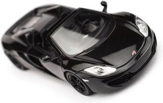 The 1:43 Diecast Modelcar of the McLaren MP4-12C of 2013 in Carbon Black. The manufacturer of the scalemodel is Truescale Miniatures.This model is only available online - TrueScale Miniatures