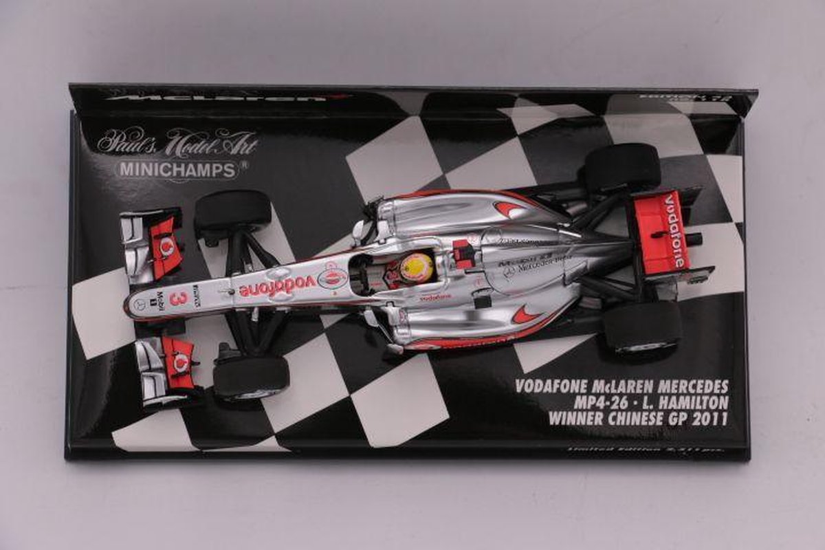 Modèle Réduit McLaren MP4-26 Lewis Hamilton GP De Chine 2011 - Minichamps 1:43 - Occasion