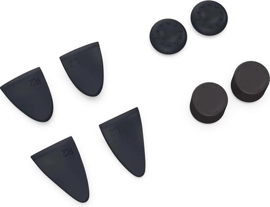Professionele E-Sports Thumb Grips & Triggers set voor PS5 | Playstation 5 | Thumbsticks Cover | Controller Grip | Siliconen | Controller Bescherming | Protection | Gaming Accessoire | Playstation 4 | Xbox One | PS4 | Controller Caps | Next Gen - M.D.J. Retail
