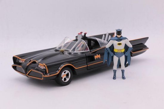 Batmobile Classic TV Serie Batman & Robin - Jada Toys 1/24 | bol.com