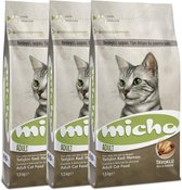 Micho Adult Cat - Premium Kattenvoer - 3 x 1,5 kg