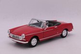 Peugeot 404 Cabriolet 1963 Red Open  Roof