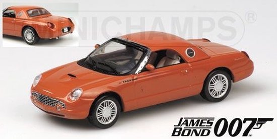 1:43 Diecast Modelcar Ford Thunderbird James Bond Girl Jinx Minichamps