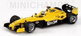 The 1:43 Diecast Modelcar of the Jordan Ford EJ14 #18 of 2004. The driver was Nick Heidfeld. The manufacturer of the scalemodel is Minichamps.This model is only online available