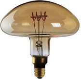 Civilight LEDincand DM200 - E27 Bulb Mushroom - Gold LED Filament Lamp - Extra warm wit - Dimbaar - Decoratief