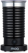 MOA Melkopschuimer Elektrisch - BPA vrij - Voor Opschuimen en Verwarmen - Zwart - MF4B
