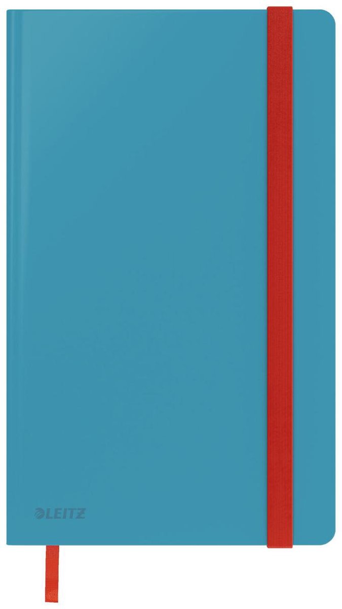 Leitz Cosy Notitieboek A5 Soft Touch Geruit - Notitieboek Hard Cover - Ideaal voor Thuiskantoor/Thuiswerken - Sereen Blauw