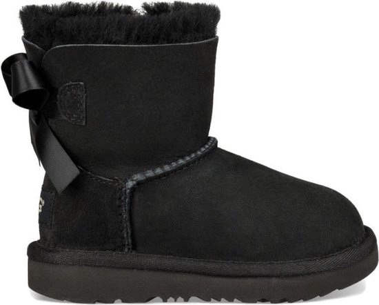 UGG T Mini Bailey Bow Ii Kinder Laarzen - Zwart - Maat 25