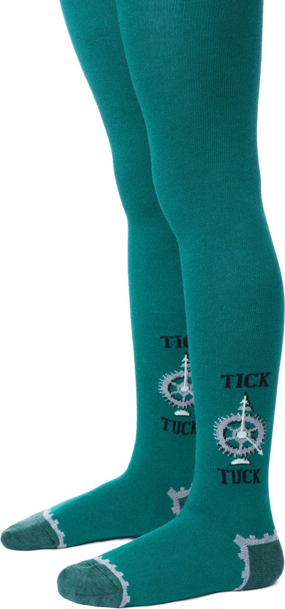 Kinderen maillot uniseks marine tekening zijkant, maat 128-134 (20), donker-turquoise