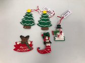 Kersthangers - Mixed - 5pcs