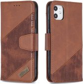 Apple iPhone 11 Bookcase - Bruin - Portemonnee Hoesje