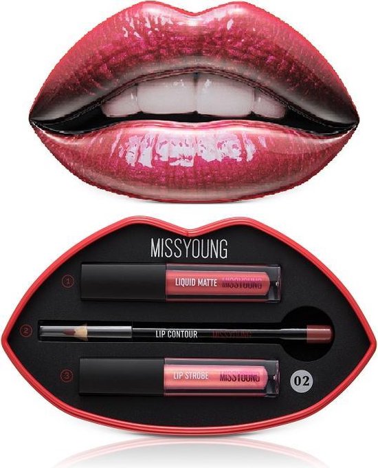 Joya Beauty® Lipliner & Lip Gloss mat & glans Lip Kit Lipkit