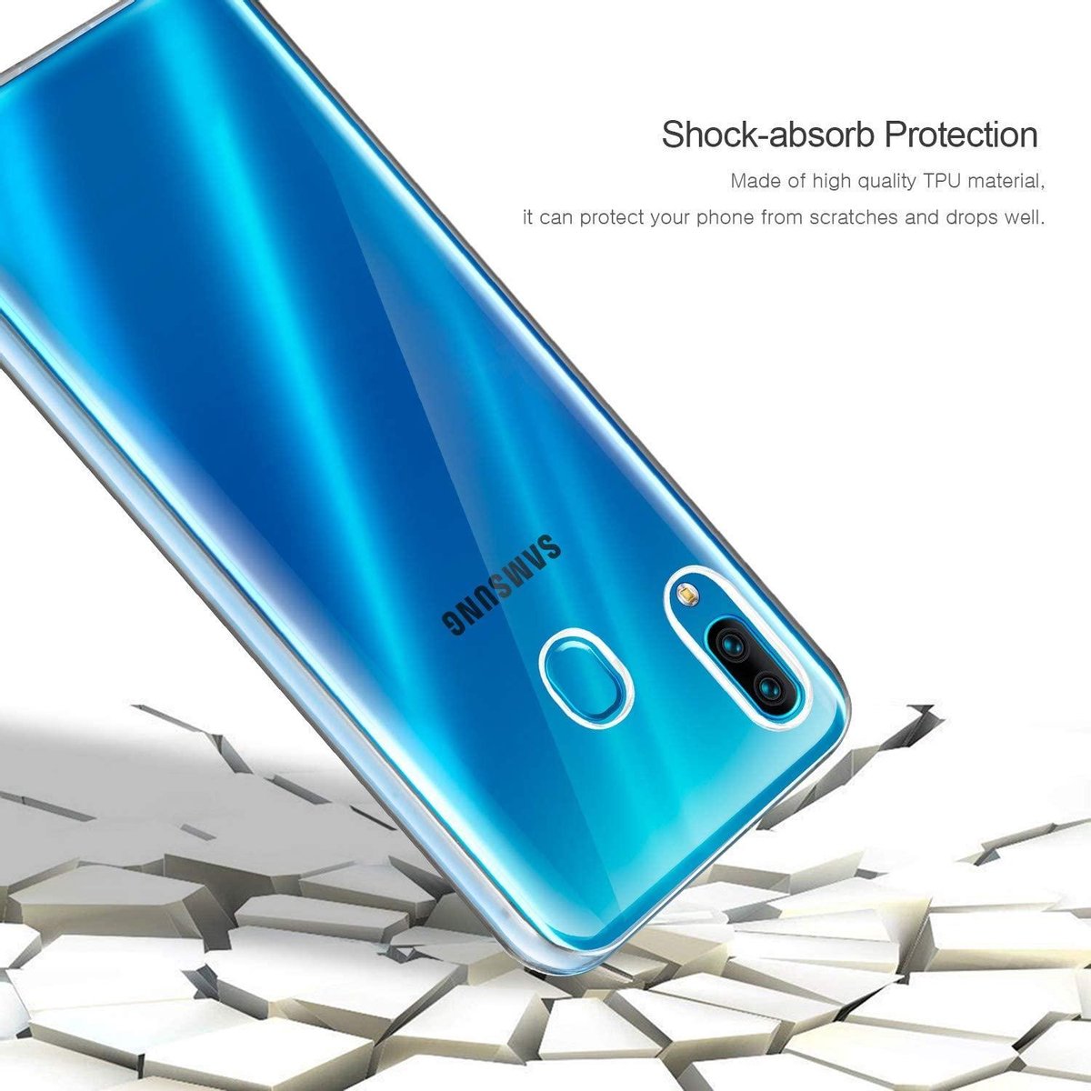BixB 2 in 1 Siliconen TPU hoesje Case 360 Graden voor Samsung Galaxy A30S