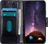 Sony Xperia 5 II hoesje - Wallet bookcase - Zwart - GSM Hoesje - Telefoonhoesje Geschikt Voor: Sony Xperia 5 II