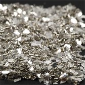 Glitter, afm 1-3 mm, zilver, 30 gr/ 1 Doosje