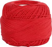 Mercerised Katoengaren, rood, 20 gr/ 1 bol