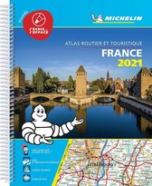 France 2021 -Tourist & Motoring Atlas A4 Laminated Spiral