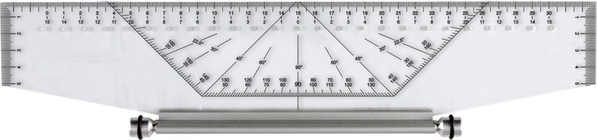 Professionele Rol Liniaal / Rolling Ruler 35cm / # 20604