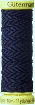 Gütermann elastisch garen - donker blauw - col 5262 - elastiek draad - 0,5 mm x 10 m.