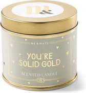 ME&MATS tinnen geurkaars - Solid Gold (200 gram)