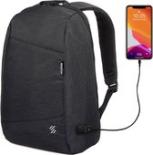 Strettler Strutter rugzak met 3.0 USB aansluiting - 15.6 inch laptop vak - Voor mannen/vrouwen - Anti-diefstal rugtas/laptoptas - Schooltas - Anti theft backpack - Waterdicht - Anti-scratch -