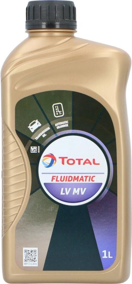 Total Fluidmatic MV LV MVLV Automatic Transmission Fluid ATF 1 Liter OLD  BOTTLE STYLE