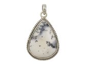 Zilveren hanger Dendriet Agaat 925 zilver