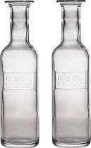 3x Glazen water karaffen van 500 ml Optima- Sapkannen/waterkannen/schenkkannen