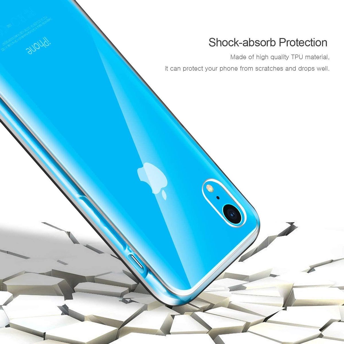 BixB 2 in 1 Siliconen TPU hoesje Case 360 Graden voor iPhone XR
