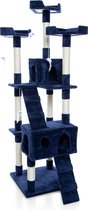 Cozytrix Katten krabpaal 170 cm, 2 huisjes