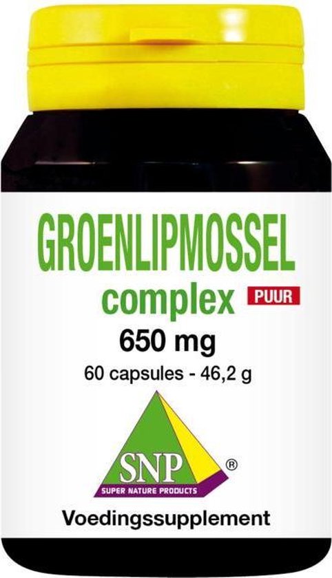 SNP Groenlipmossel complex puur 60 capsules