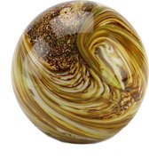 Urn / Mini Urn - Urn Bol Marble Aarde 0,1l - Urn Voor As - Urn Hond - Urn Kat - Urn Glasobject - Urn Kunst - As-gedenkstuk - Glasurn