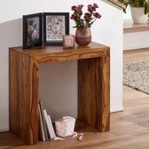 Pippa Design massief houten bijzettafel - bruin