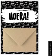Geldkaart - Cadeaukaart envelop Hoera