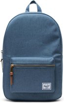 Herschel Settlement Mid Volume Blue Mirage Crosshatch | Rugzak met Laptopvak - 17L Opbergruimte - voor Mannen en Vrouwen  - Blauw