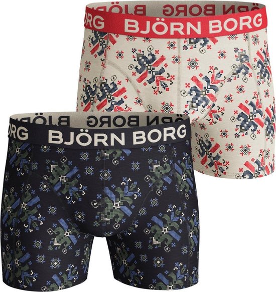 Bjorn Borg Heren 2Pack Short Grand Tip-L (6) | bol.com