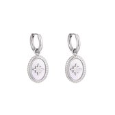 Shine Bright Earrings - Silver Stainless Steel